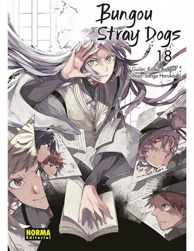 KAFKA ASAGIRI/SANGO HARUKAWA,NORMA,,9788467963731 ,BUNGOU STRAY DOGS 18