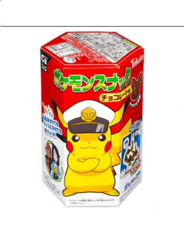 Snack de Chocolate Pikachu Pokemon con Sticker 4901940070459