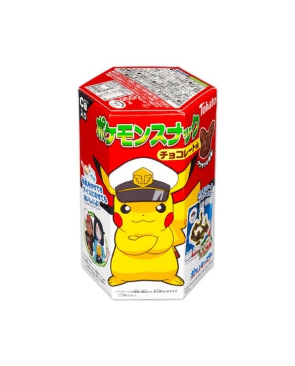 Snack de Chocolate Pikachu Pokemon con Sticker 4901940070459