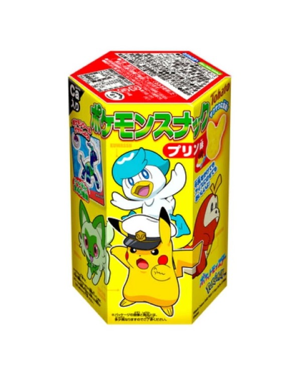 Snack de Pikachu Pokemon con Sticker SABOR FLAN  
4901940470648