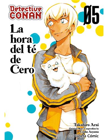 AOYAMA  GOSHO,PLANETA COMIC,,9788411612982 ,DETECTIVE CONAN LA HORA DEL TE DE CERO 5