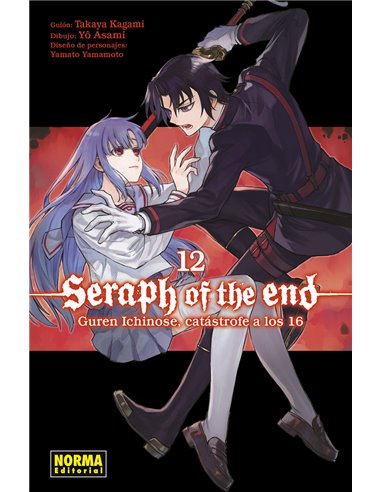 KAGAMI TAKAYA/YAMAMOTO YAMATO/ASAM,NORMA,,9788467967708 ,SERAPH OF THE END 12 GUREN ICHINOSE CATASTROFE A LOS 16