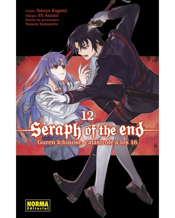 KAGAMI TAKAYA/YAMAMOTO YAMATO/ASAM,NORMA,,9788467967708 ,SERAPH OF THE END 12 GUREN ICHINOSE CATASTROFE A LOS 16