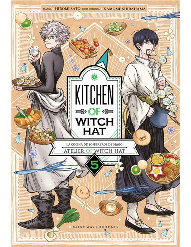 HIROMI SATO/SHIRAHAMA KAMOME,MILKY WAY,,9788410223684 ,KITCHEN OF WITCH HAT 5