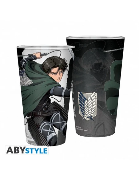 ATAQUE A LOS TITANES - Vaso grande - 400 ml - Levi 3665361083450