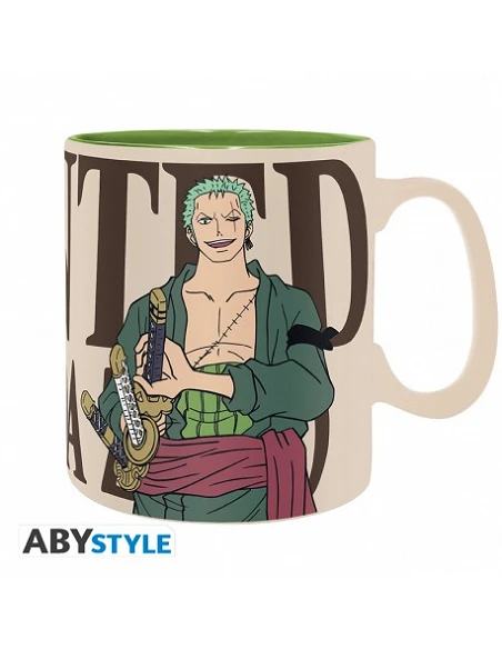 ONE PIECE - Taza - 460 ml - Zoro & Wanted 3665361139850