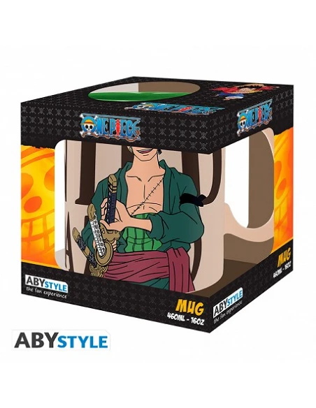 ONE PIECE - Taza - 460 ml - Zoro & Wanted 3665361139850