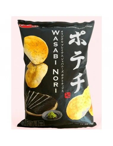 Patatas fritas Wasabi y Nori Koikeya 100 gr  4901335006070