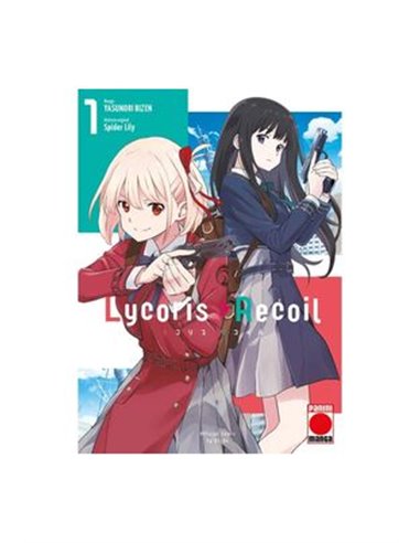 YASUNORI BIZEN,PANINI ,,8424248922825,PACK LYCORIS RECOIL - NOVELA  + MANGA 1 + FIGURA