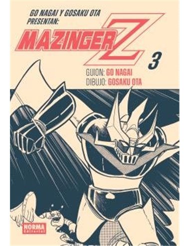 NAGAI  GO/OTA  GOSAKU,NORMA,,9788467968408 ,MAZINGER Z OTA 03