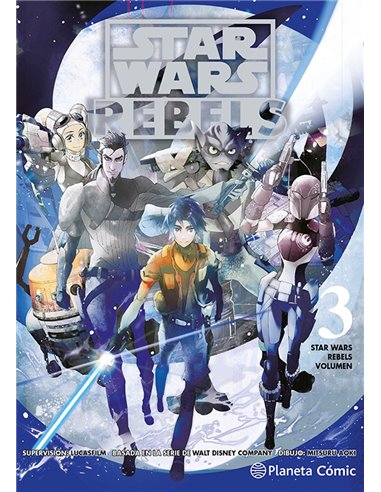 AA   VV  ,PLANETA COMIC,,9788411613118 ,STAR WARS REBELS 3 MANGA