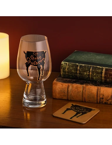 SET COPA DECORATIVA Y POSAVASOS HARRY POTTER LEAKY CAULDRON 5056577716955