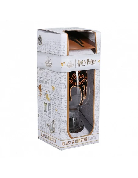 SET COPA DECORATIVA Y POSAVASOS HARRY POTTER LEAKY CAULDRON 5056577716955