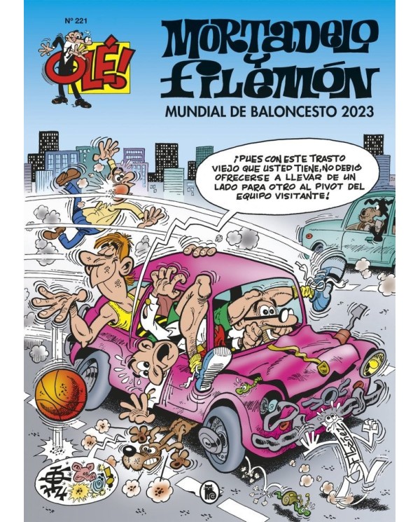 FRANCISCO IBAÑEZ,RANDOM HOUSE MONDADORI,,9788402429773,OLE MORTADELO 221. MUNDIAL DE BALONCESTO 2023