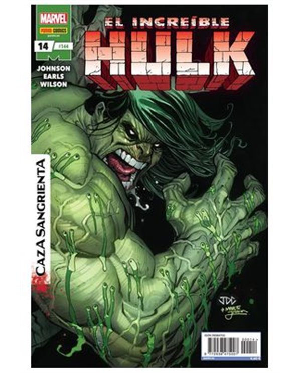 PHILLIP KENNEDY JOHNSON,PANINI,,977293847500700014,EL INCREIBLE HULK 14 (144)