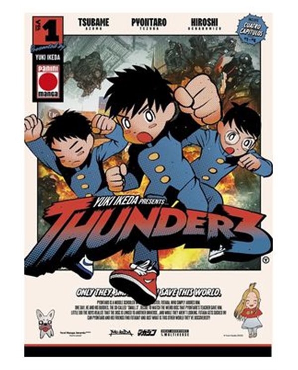 YUKI IKEDA,PANINI,,9788410515857,THUNDER 3 EN 1