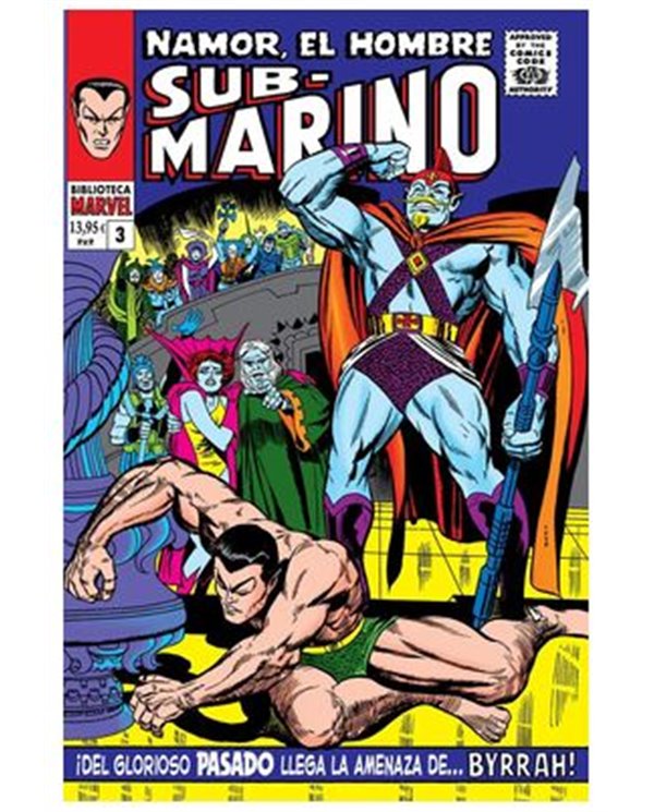 STAN LEE,PANINI,,9788410515666,BIBLIOTECA MARVEL 71. NAMOR, EL HOMBRE SUBMARINO 03