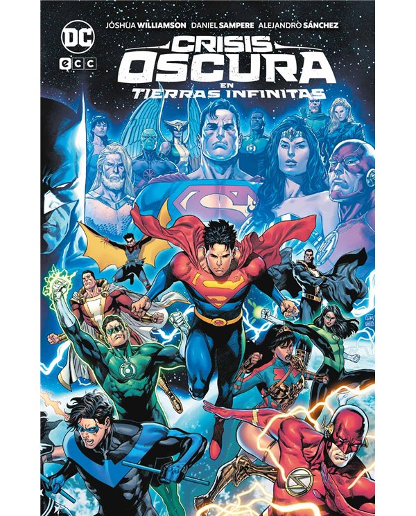 Varios Autores,ECC,¿Qué será del mundo sin la Liga de la Justicia? Superman, Wonder Woman, Green Arrow, Batman... El grupo más p