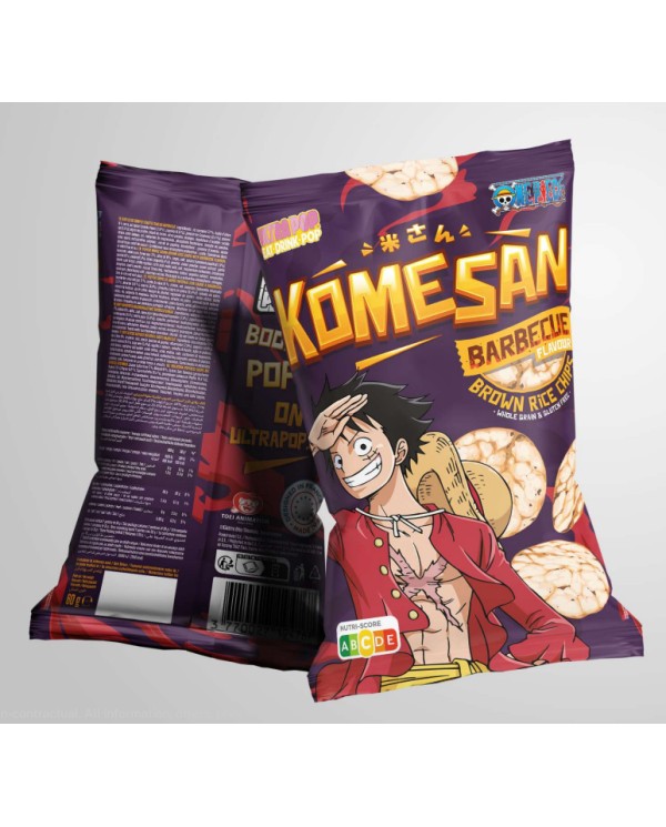 ONE PIECE CHIPS DE ARROZ CON SABOR A BARBACOA KOMESAN 2,35 €COMIDA JAPONESA3770027194743