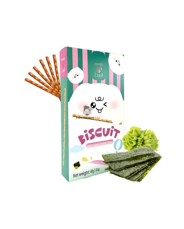 TOKIMEKI BISCUIT Palitos sabor algas marinas 40g1,75 €8717624000935