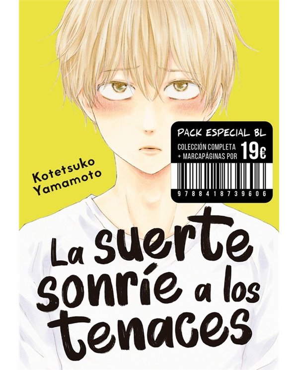 YAMAMOTO  KOTETSUKO,TOMODOMO,,9788418739606,PACK LA SUERTE SONRIE A LOS TENACES VOL 1 a 3,18,2692307692308