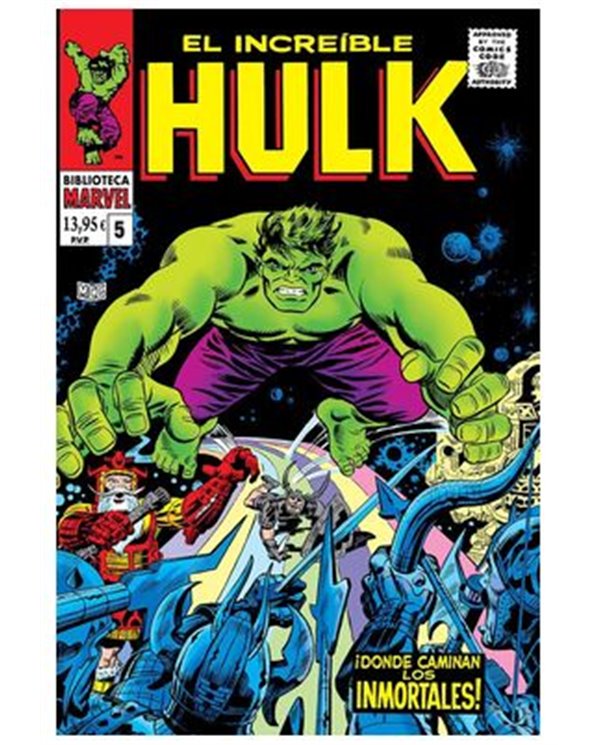 MARIE SEVERIN,PANINI ,,9788410516083,BIBLIOTECA MARVEL 74 EL INCREIBLE HULK 05,13,41