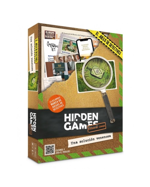 JUEGO DE MESA HIDDEN GAMES UNA SOLUCION VENENOSA  4260686490694 29,95 €