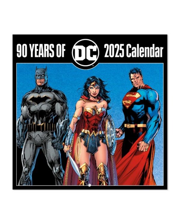 CALENDARIO 2025 30X30 DC COMICS 90 ANIVERSARIO