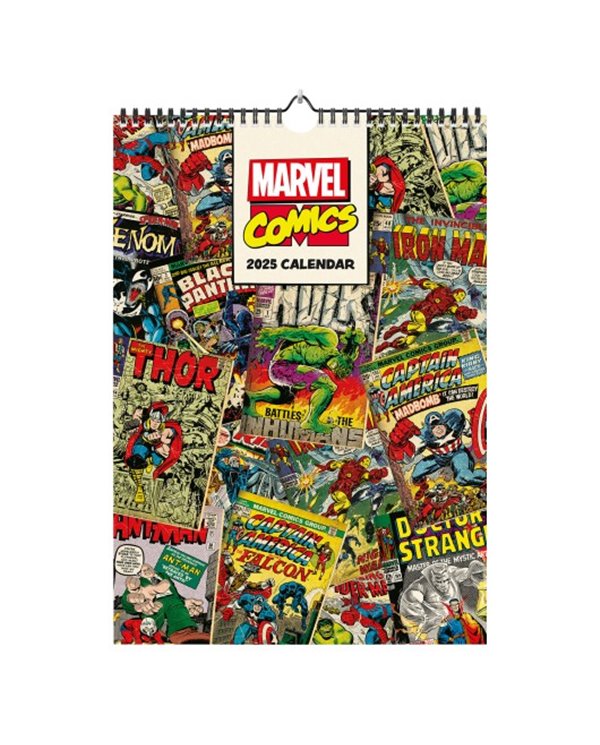 CALENDARIO A3 2025 MARVEL PORTADAS