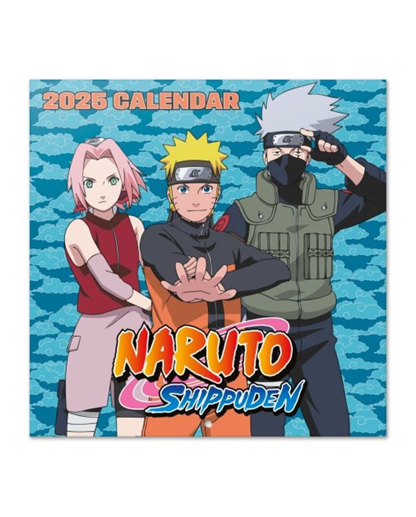 CALENDARIO 2025 30X30 NARUTO SHIPPUDEN