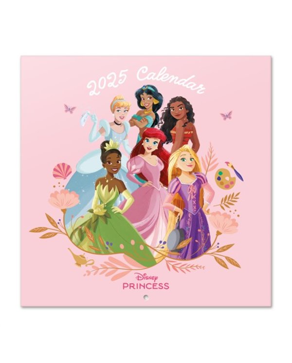 CALENDARIO 2025 30X30 DISNEY PRINCESAS