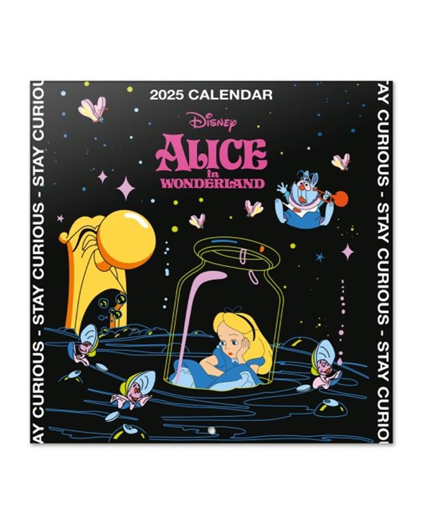 CALENDARIO 2025 30X30 DISNEY ALICIA EN EL PAIS DE LAS MARAVILLAS