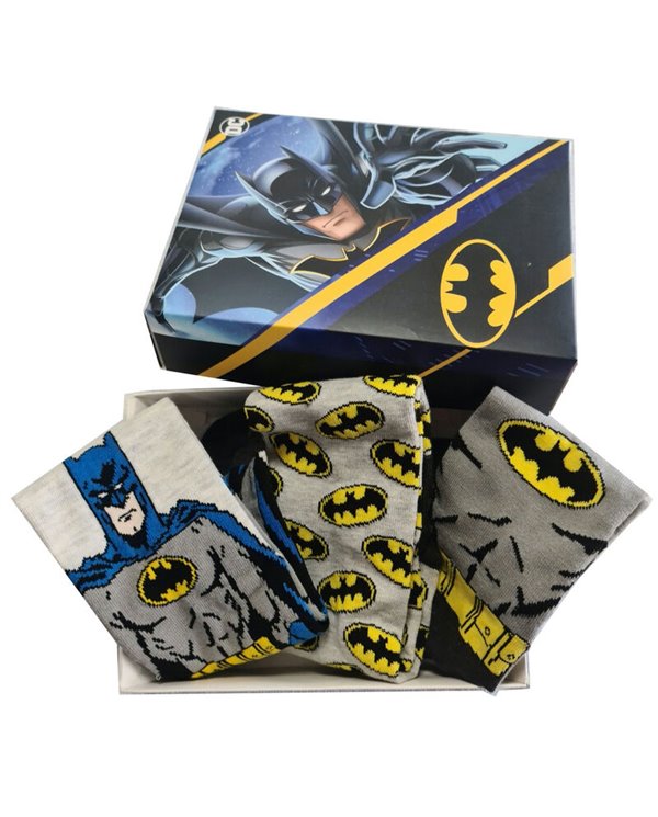 ,,,8436580114523  ,Set 3 calcetines Batman DC Comics adulto surtido,