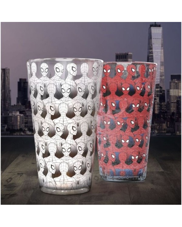 VASO CON CAMBIO DE COLOR SPIDER-MAN 400 ML