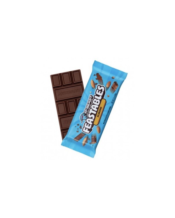 Mr Beast Feastables Chocolate con Leche y Almendras 60 Gr 1230000168465