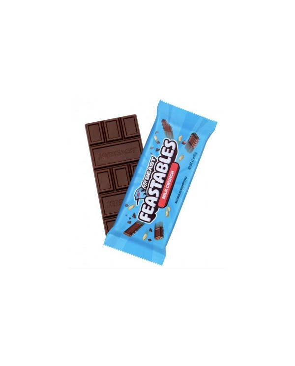 Mr Beast Feastables Chocolate con crujiente de arroz inflado 60 Gr 1230000168007