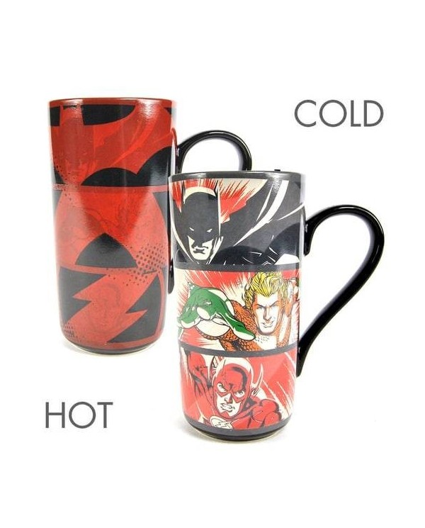 TAZA LATTE TERMOCOLORA DC COMICS JUSTICE LEAGUE 5055453452925  9,06 €