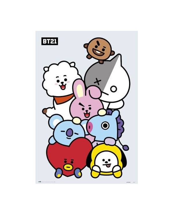 Poster BT21 Personajes 8435497231613  7,50 €