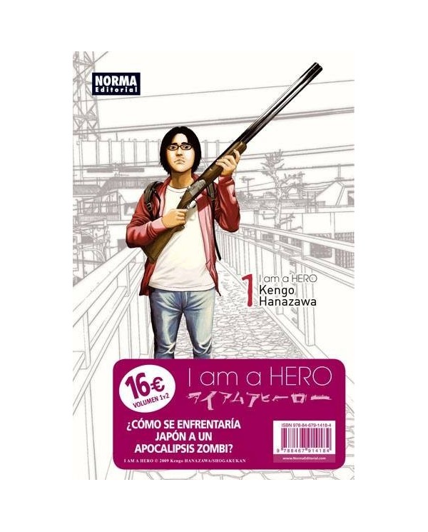 PACK I AM A HERO 1 + 2 (Kengo Hanazawa)  