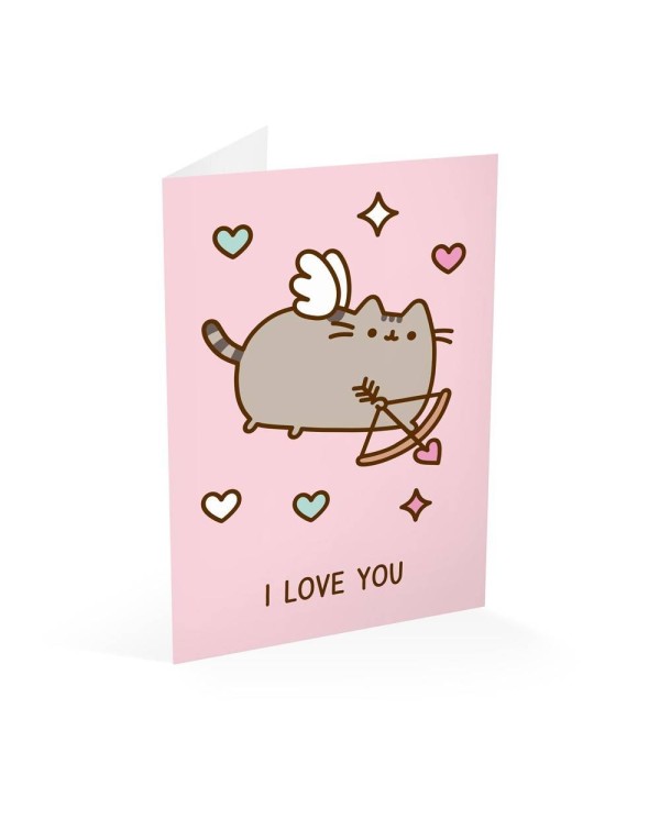 TARJETA FELICITACIÓN PUSHEEN SAN VALENTIN 2