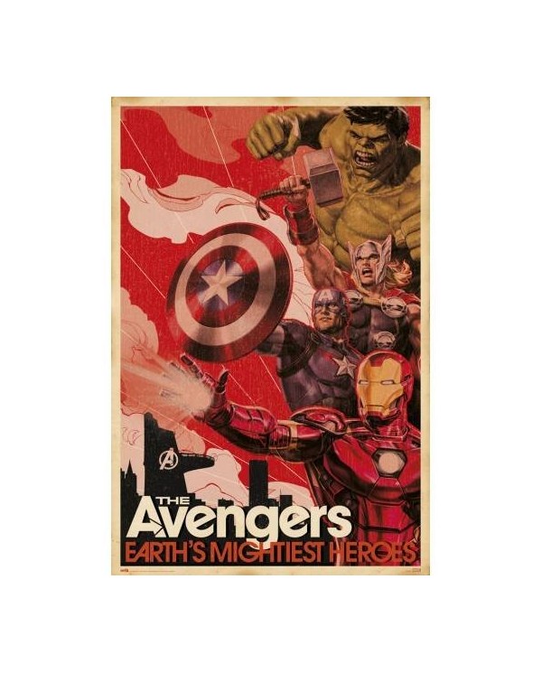 POSTER MARVEL AVENGERS EARTHS MIGHTIEST HEROES 8435497227944  7,50 €