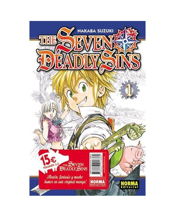 PACK INICIACION THE SEVEN DEADLY SINS 1 + 2 (Nakaba Suzuki) NORMA E...