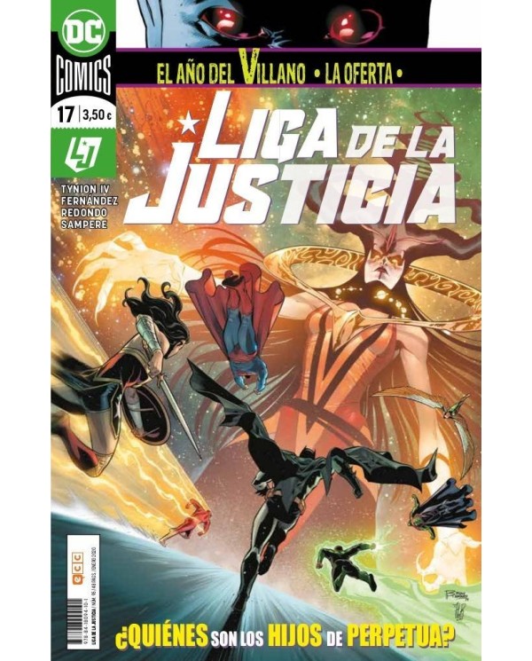 Liga de la justicia núm. 95/17 9788418094101 ECC 3,50 €