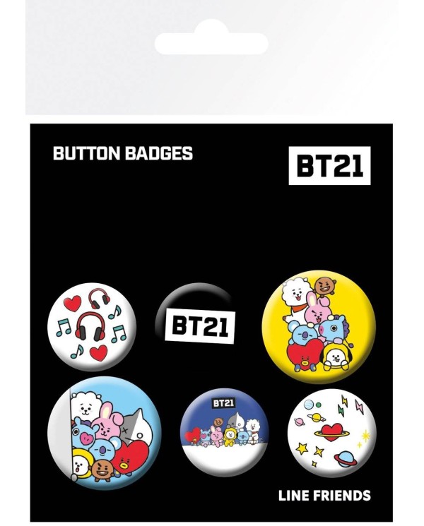 Set chapas BT21