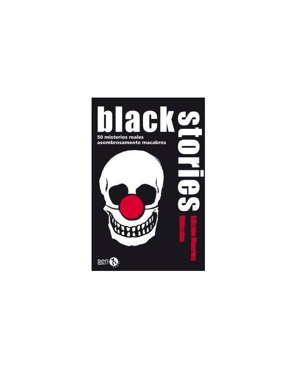 BLACK STORIES: MUERTES RIDICULAS 8437010181719 GEN X GAMES 12,95 €