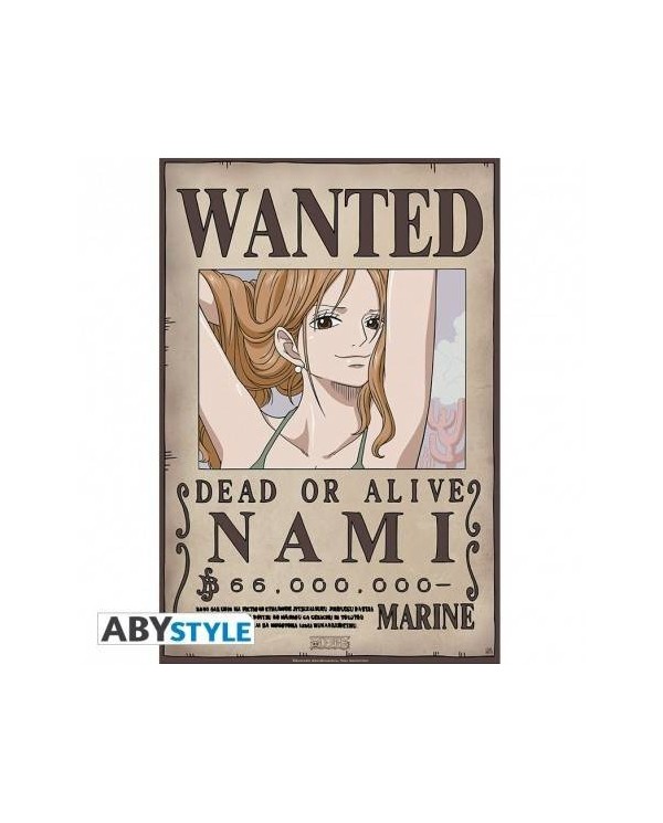 ONE PIECE - Póster "Wanted Nami New" (52 x 35)