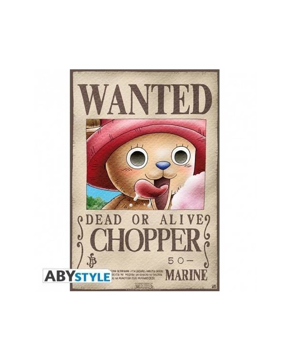 ONE PIECE - Poster "Wanted Chopper" (52x35)* ABYDCO106  5,00 €