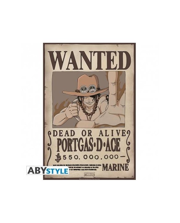 ONE PIECE - Poster "Wanted Ace" (52x35) ABYDCO310  5,00 €