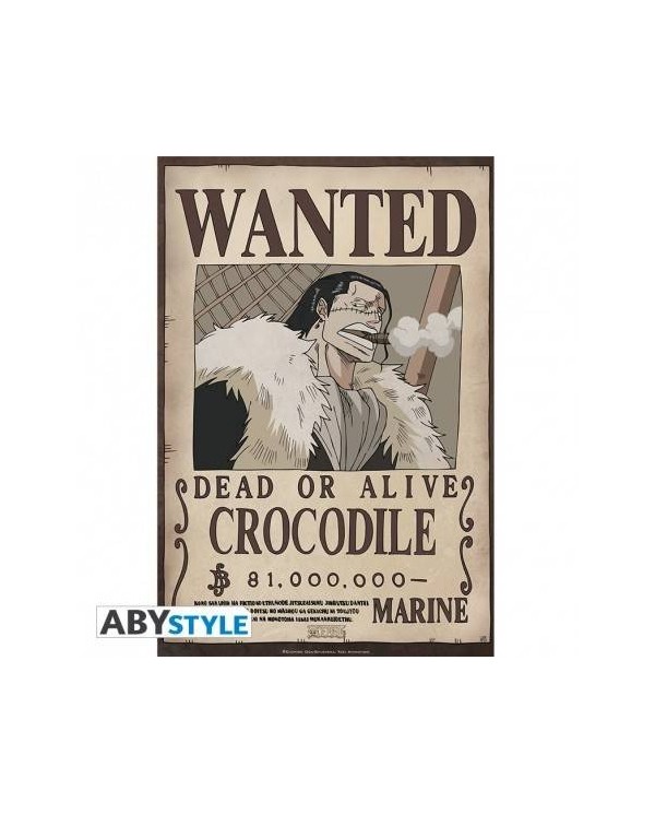 ONE PIECE - Poster "Wanted Crocodile" (52x35) ABYDCO371  5,00 €