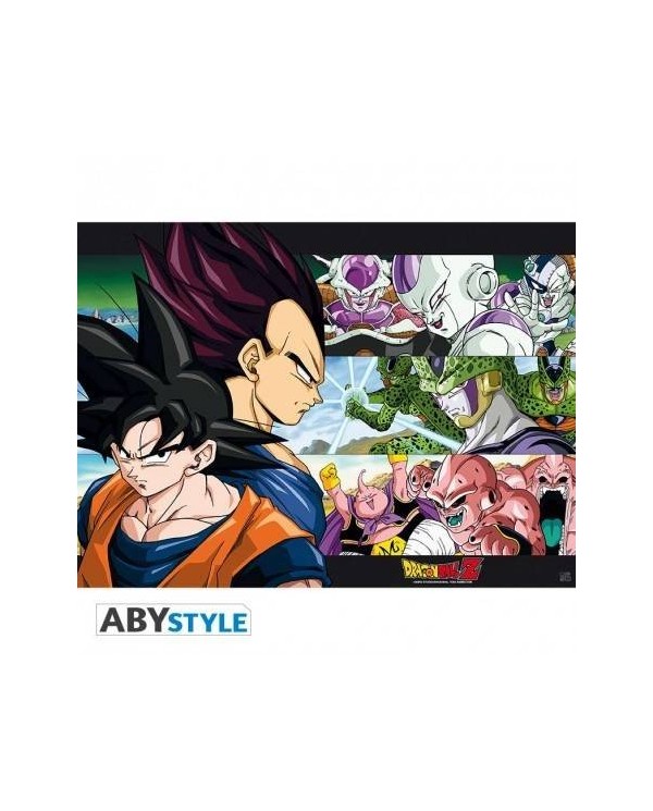 DRAGON BALL - Poster "DBZ/ Sangoku & Ennemis" (52x38) ABYDCO182  5,...